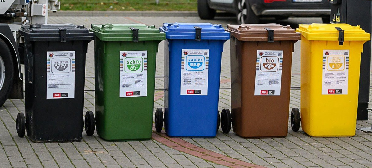 Nowy cennik dzierżawy pojemników dla firm na odpady segregowane obowiązujący od 01.02.2020