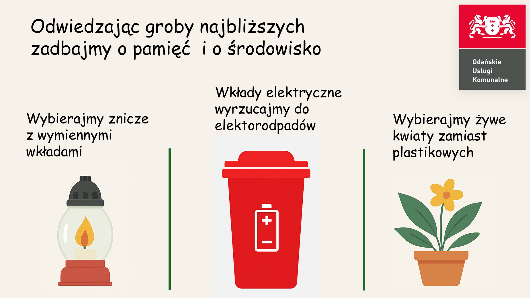 Zadbajmy o pamięć i o środowisko