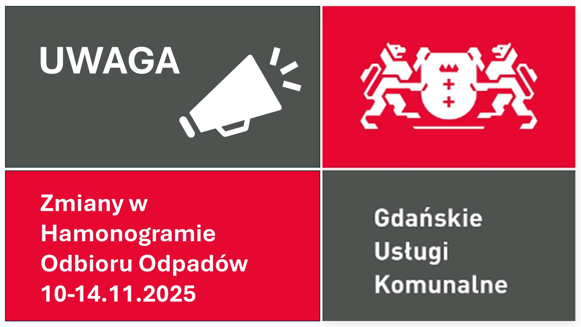 Harmonogram Odbioru Odpadów